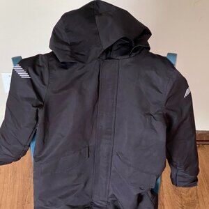 boys winter jacket h&m black size 8-10